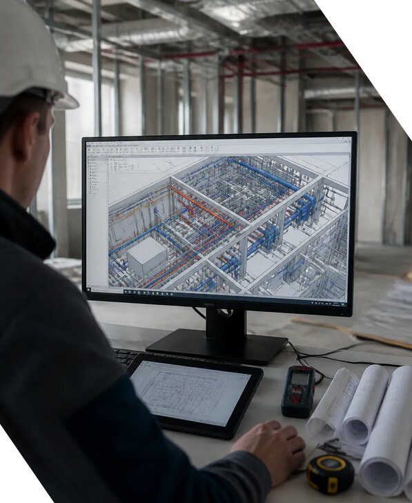 Создание BIM модели инженерных сетей для объектов в Балахне